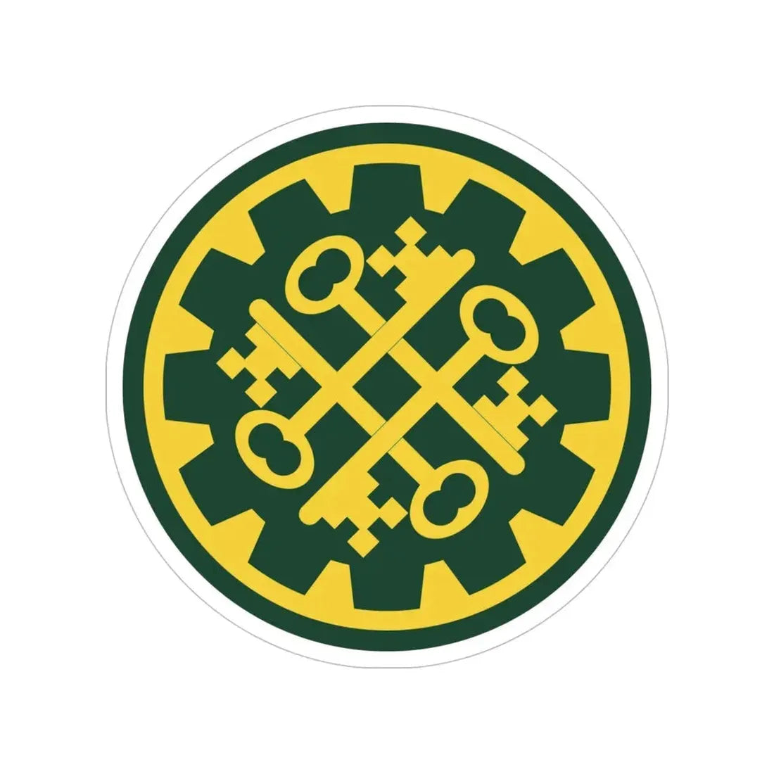 177th Military Police Brigade (U.S. Army) Transparent STICKER Die-Cut Vinyl Decal - The Sticker Space