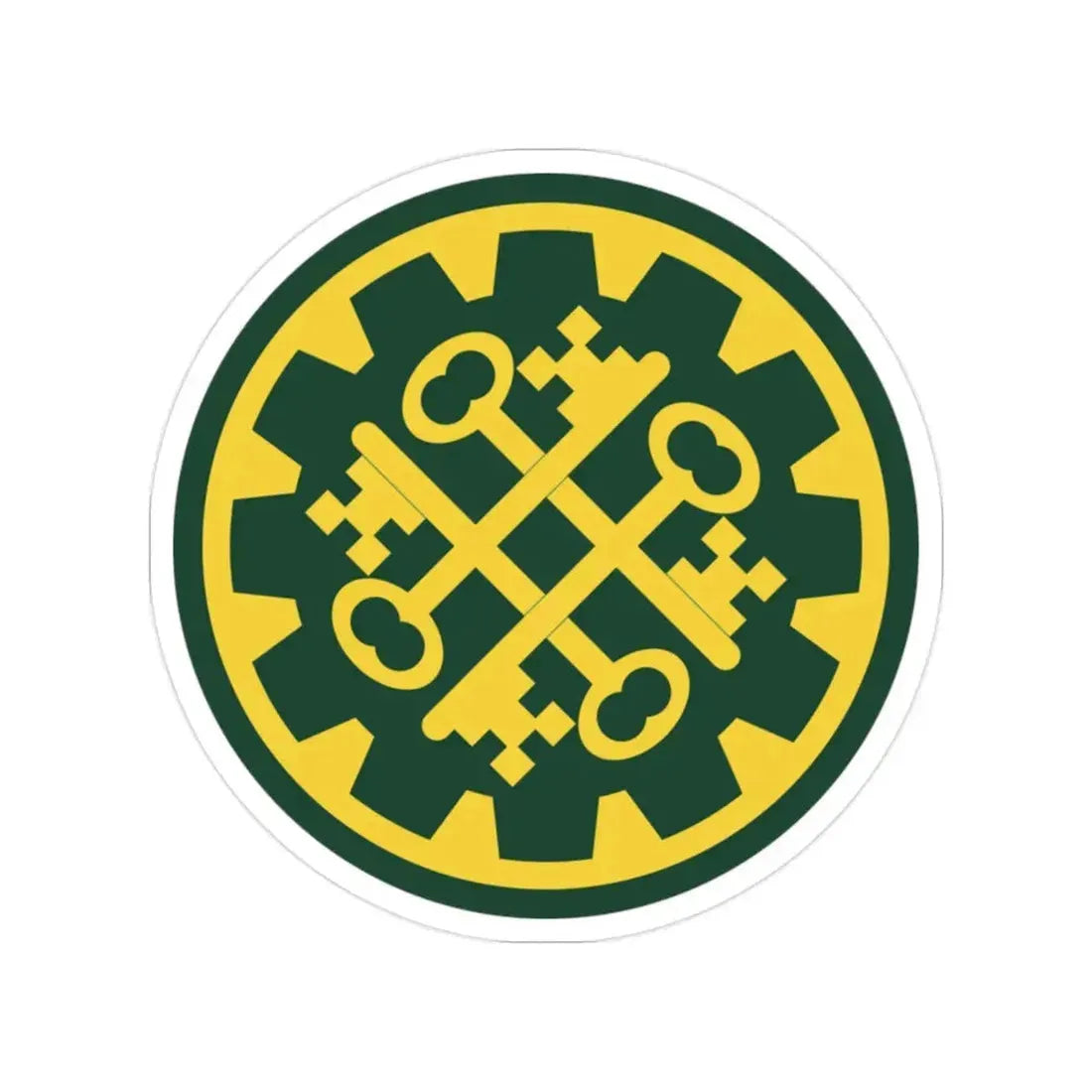 177th Military Police Brigade (U.S. Army) Transparent STICKER Die-Cut Vinyl Decal - The Sticker Space