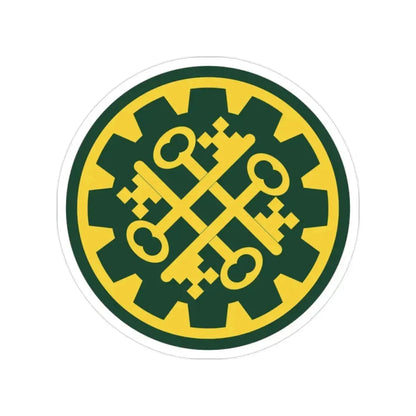 177th Military Police Brigade (U.S. Army) Transparent STICKER Die-Cut Vinyl Decal - The Sticker Space