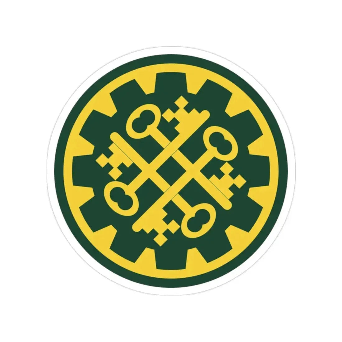 177th Military Police Brigade (U.S. Army) Transparent STICKER Die-Cut Vinyl Decal - The Sticker Space