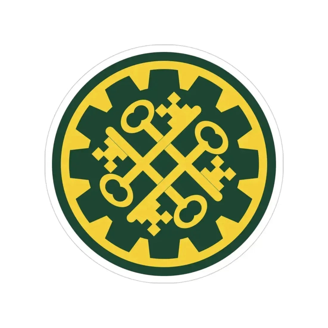 177th Military Police Brigade (U.S. Army) Transparent STICKER Die-Cut Vinyl Decal - The Sticker Space