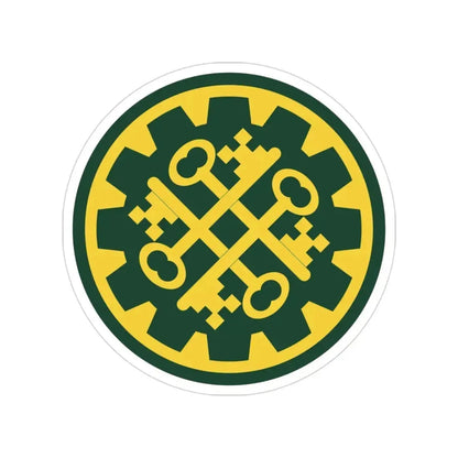 177th Military Police Brigade (U.S. Army) Transparent STICKER Die-Cut Vinyl Decal - The Sticker Space