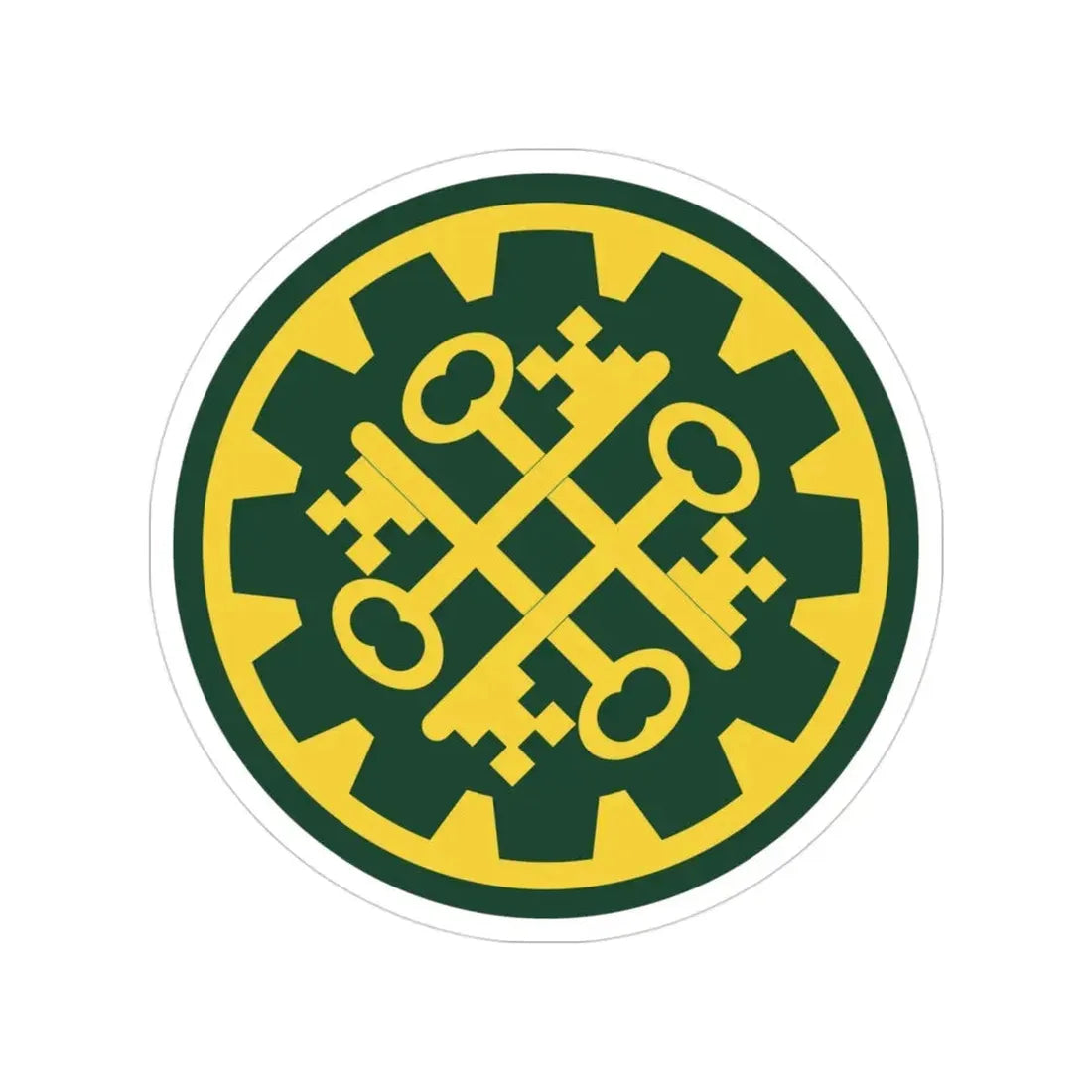 177th Military Police Brigade (U.S. Army) Transparent STICKER Die-Cut Vinyl Decal - The Sticker Space