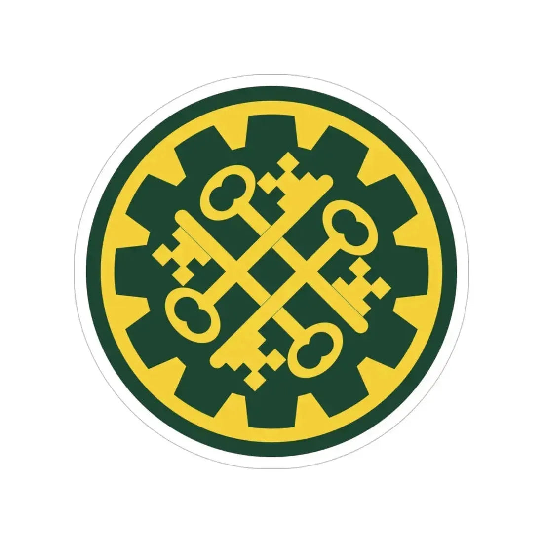 177th Military Police Brigade (U.S. Army) Transparent STICKER Die-Cut Vinyl Decal - The Sticker Space