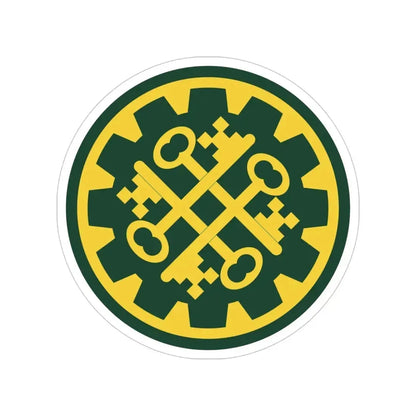 177th Military Police Brigade (U.S. Army) Transparent STICKER Die-Cut Vinyl Decal - The Sticker Space