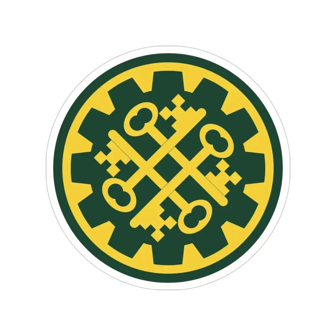 177th Military Police Brigade (U.S. Army) Transparent STICKER Die-Cut Vinyl Decal - The Sticker Space