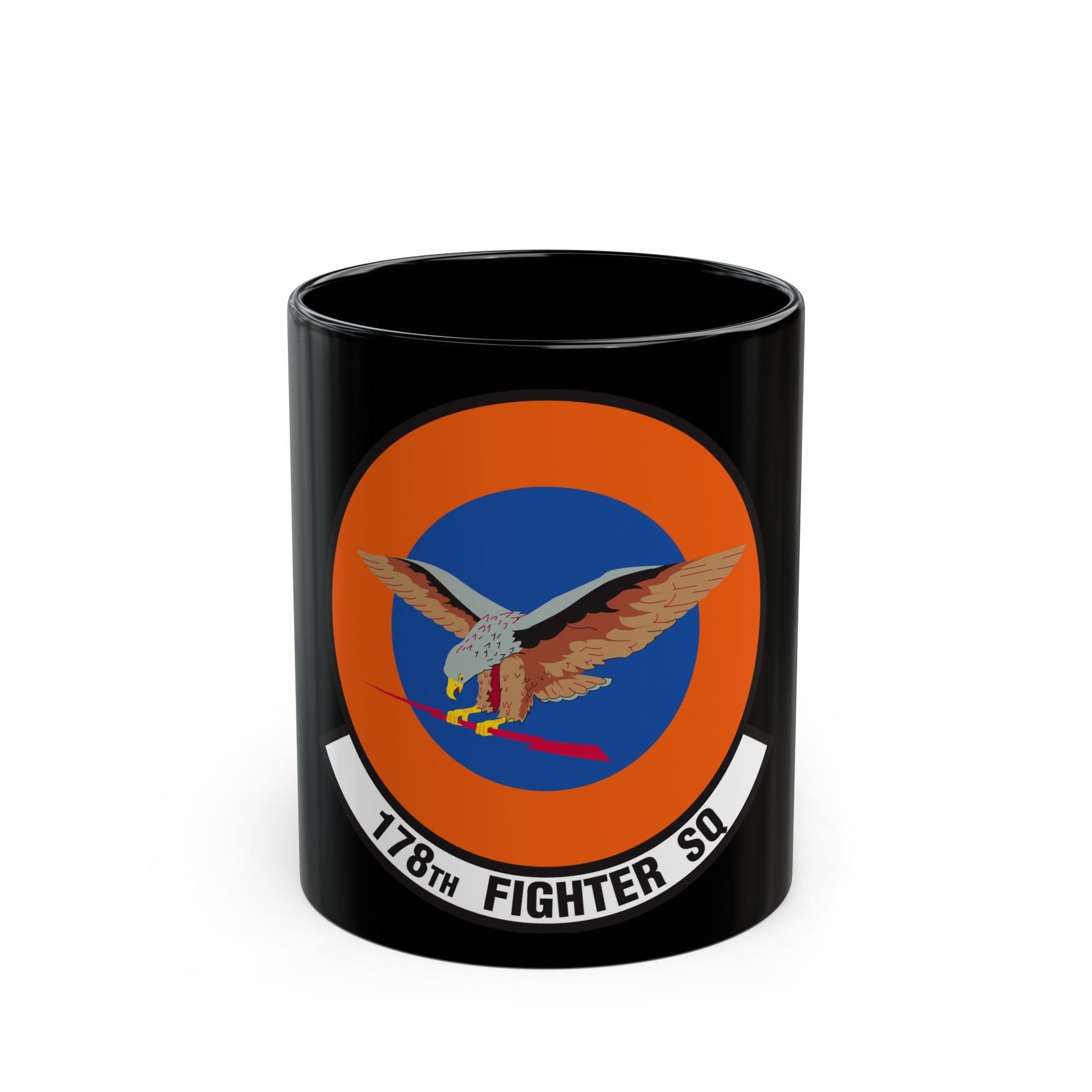 178 Fighter Squadron (U.S. Air Force) Black Coffee Mug-11oz-The Sticker Space