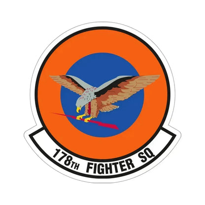 178 Fighter Squadron (U.S. Air Force) STICKER Vinyl Die-Cut Decal 4 Inch - The Sticker Space