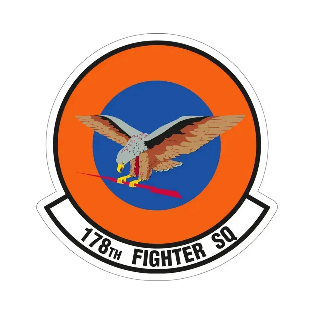 178 Fighter Squadron (U.S. Air Force) STICKER Vinyl Die-Cut Decal - The Sticker Space