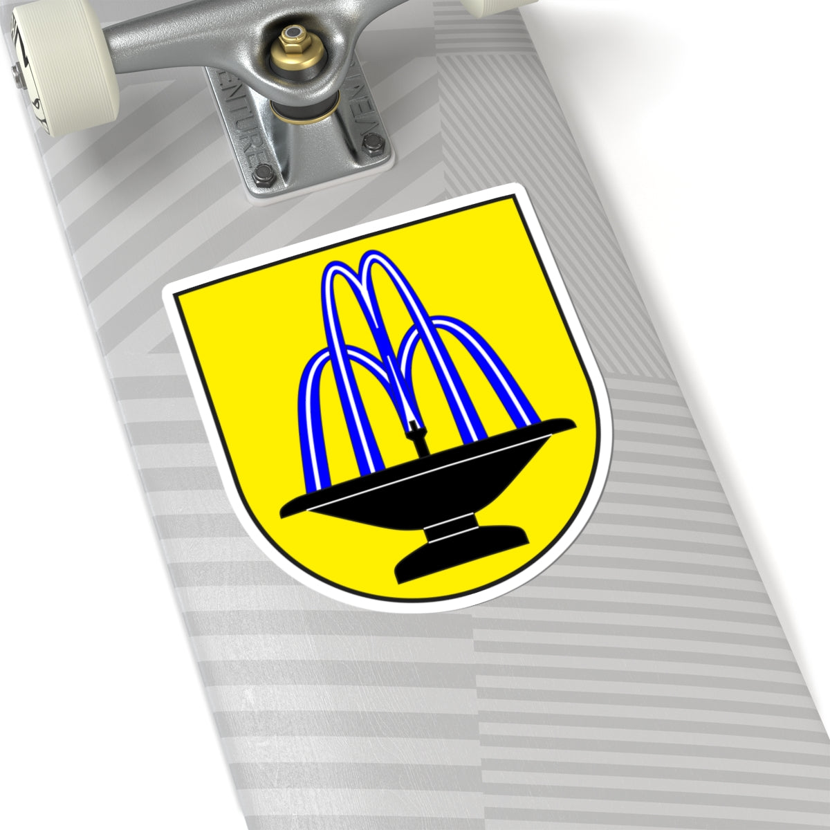 Scuol wappen (Switzerland) (Coat of Arms) STICKER Vinyl Kiss-Cut Decal