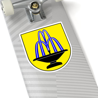 Scuol wappen (Switzerland) (Coat of Arms) STICKER Vinyl Kiss-Cut Decal