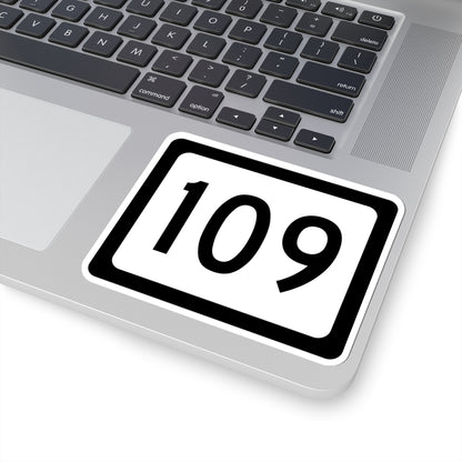 WV-109 (Virginia) (Road Sign) STICKER Vinyl Kiss-Cut Decal