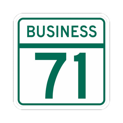 MD Route 71 Business (Maryland) (Road Sign) STICKER Vinyl Kiss-Cut Decal