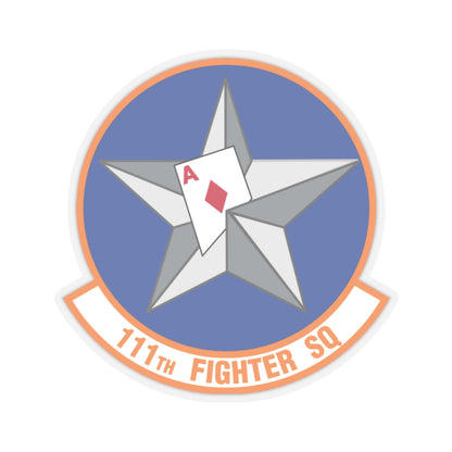 111th Fighter Squadron (U.S. Air Force) STICKER Vinyl Kiss-Cut Decal-2 Inch-Transparent-The Sticker Space