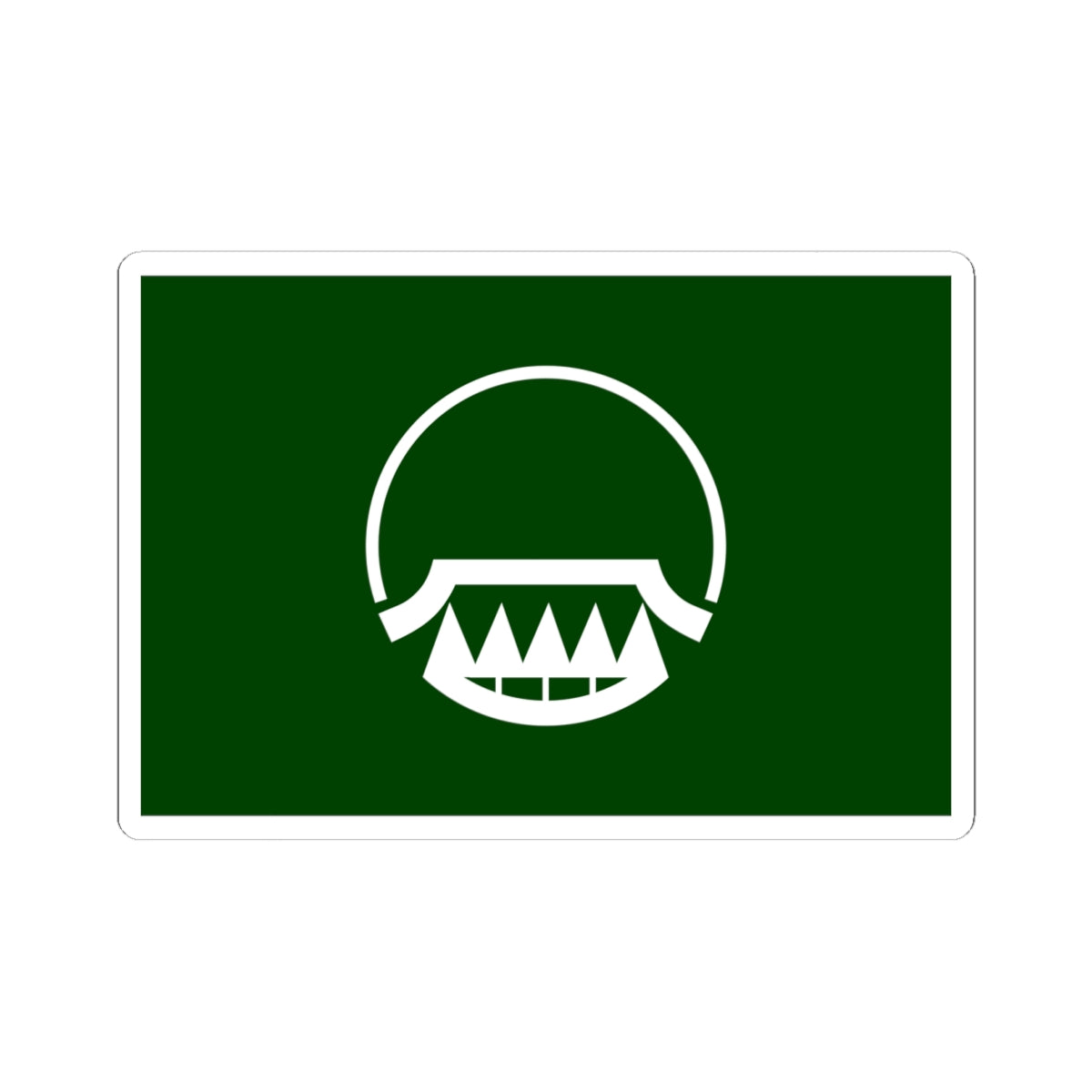 Flag of Kusu Oita (Japan) STICKER Vinyl Kiss-Cut Decal