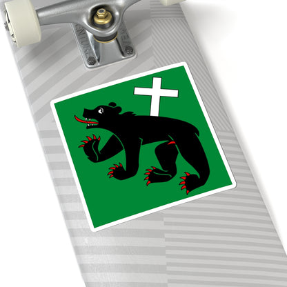 CHE Urseren Flag (Switzerland) STICKER Vinyl Kiss-Cut Decal