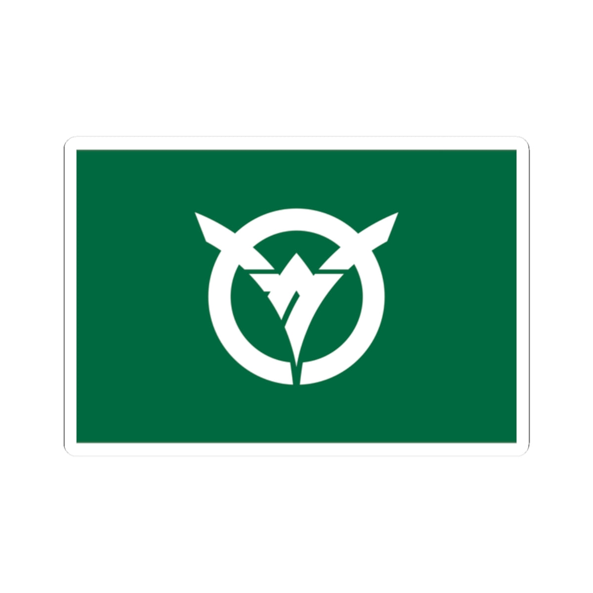 Flag of Sakado Saitama (Japan) STICKER Vinyl Kiss-Cut Decal