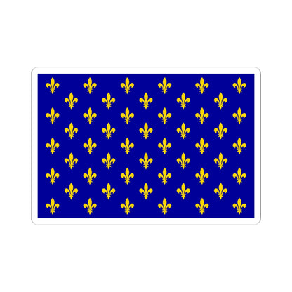 Flag of France XII-XIII type 2 (France) STICKER Vinyl Kiss-Cut Decal