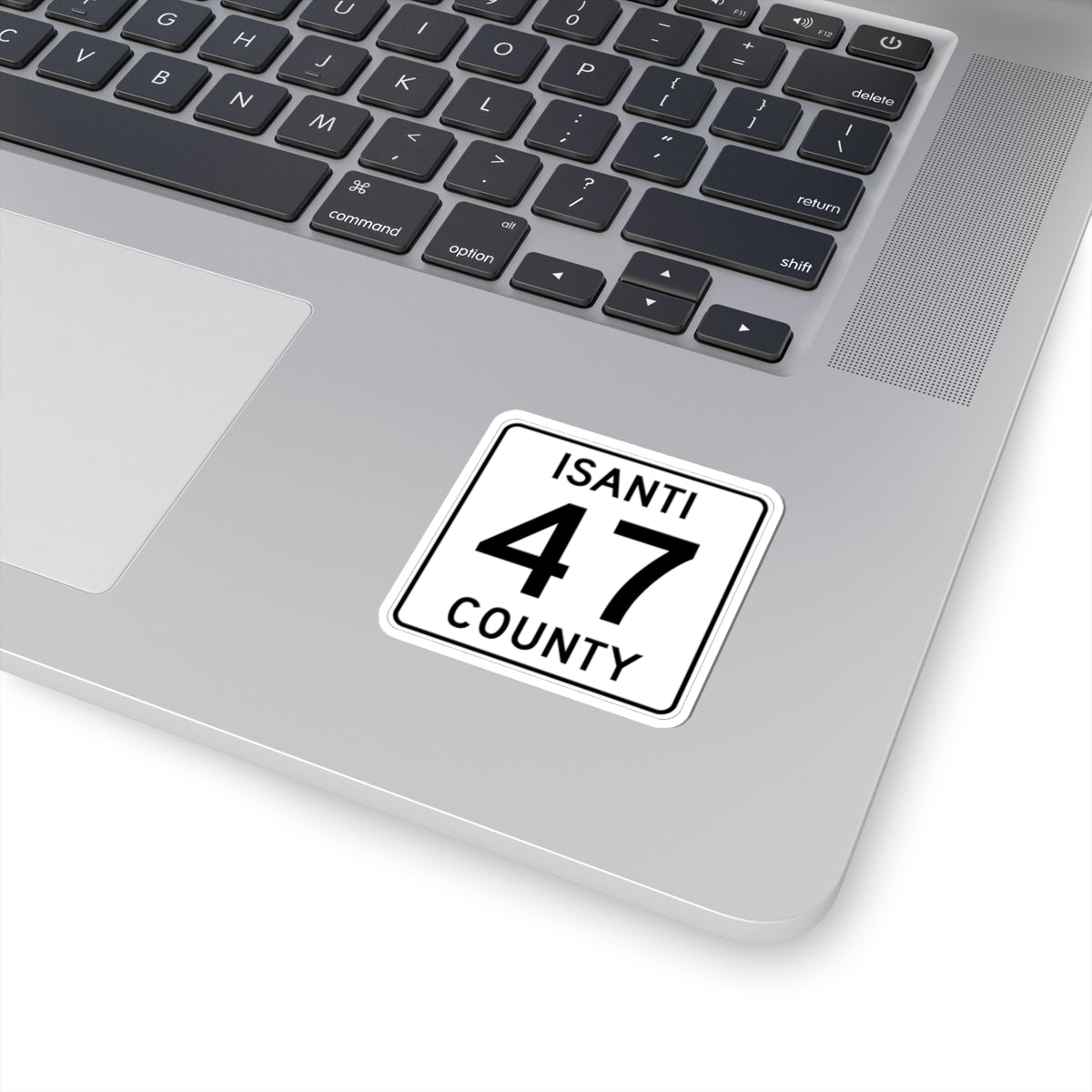 Isanti County 47 MN (Minnesota) (Road Sign) STICKER Vinyl Kiss-Cut Decal