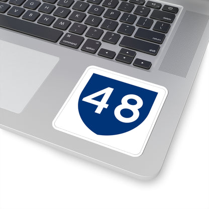 PR primary 48 (Puerto Rico) (Road Sign) STICKER Vinyl Kiss-Cut Decal