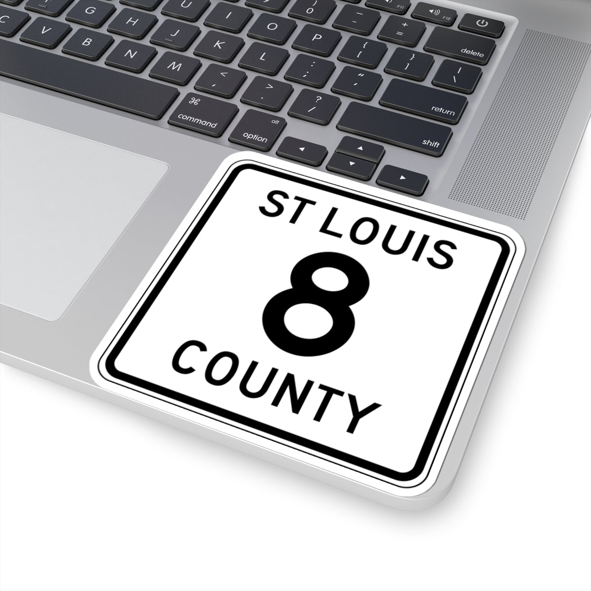 St Louis County Route 8 MN (Minnesota) (Road Sign) STICKER Vinyl Kiss-Cut Decal
