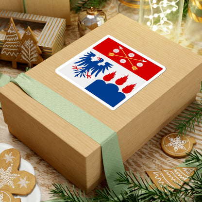 Orebro lan vapenflagga (Sweden) STICKER Vinyl Kiss-Cut Decal