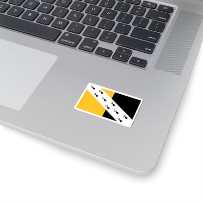Flag of Norfolk (England) STICKER Vinyl Kiss-Cut Decal