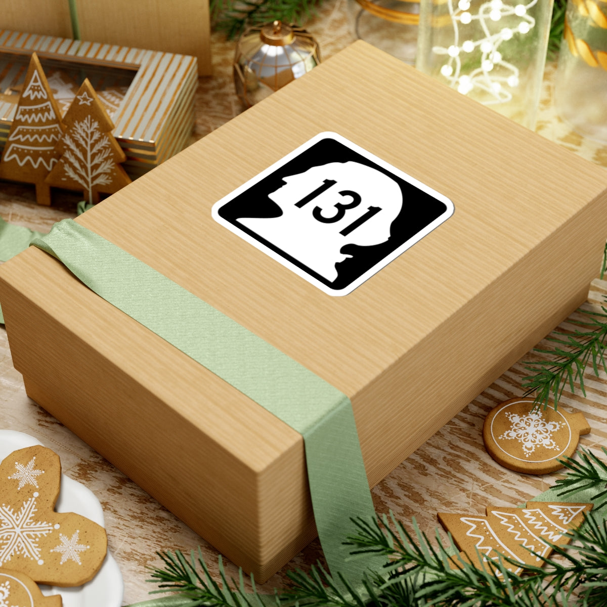 WA-131 (Washington) (Road Sign) STICKER Vinyl Kiss-Cut Decal