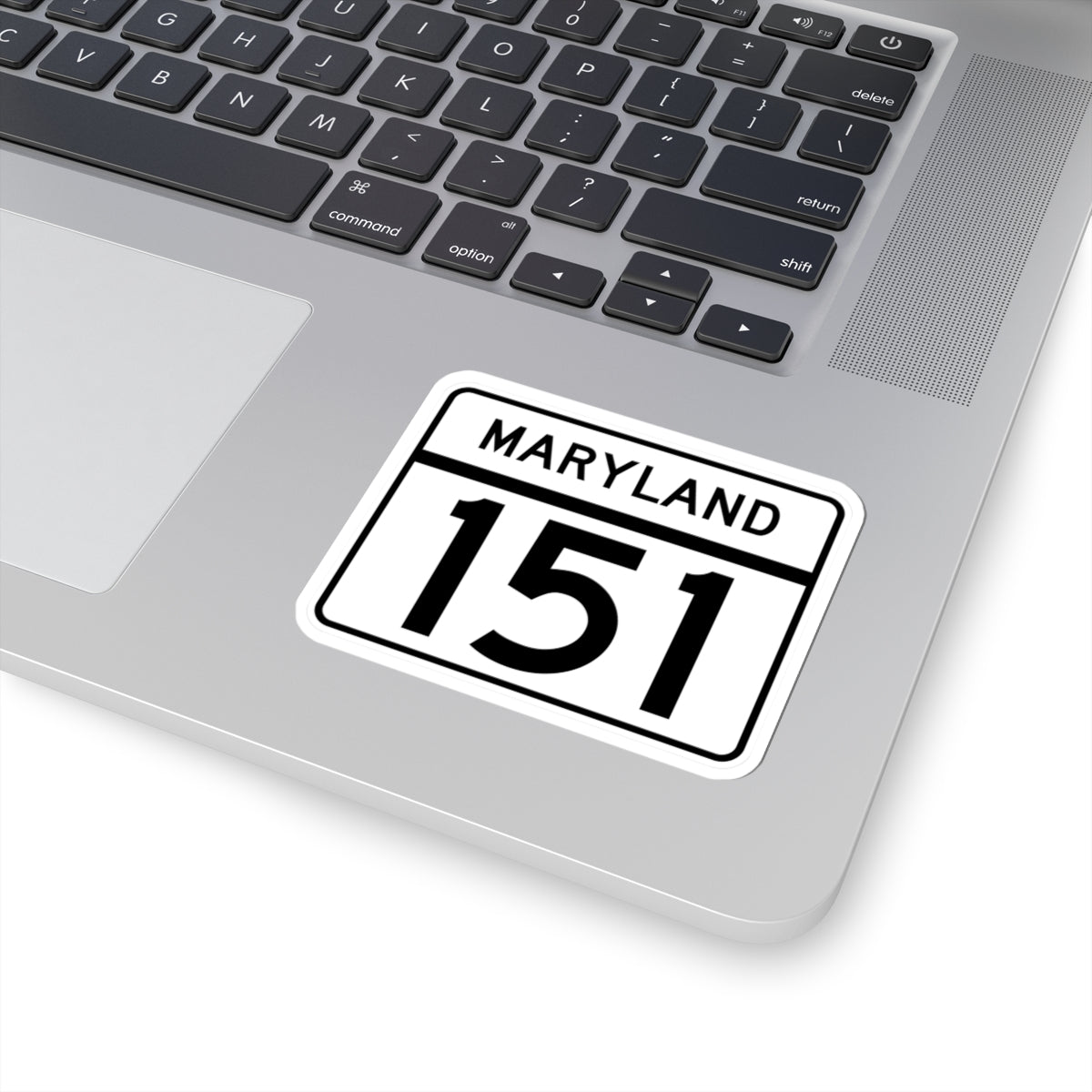 MD Route 151 (Maryland) (Road Sign) STICKER Vinyl Kiss-Cut Decal