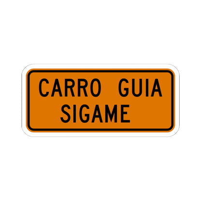 MUTCD-PR G20-4 (Puerto Rico) (Road Sign) STICKER Vinyl Kiss-Cut Decal