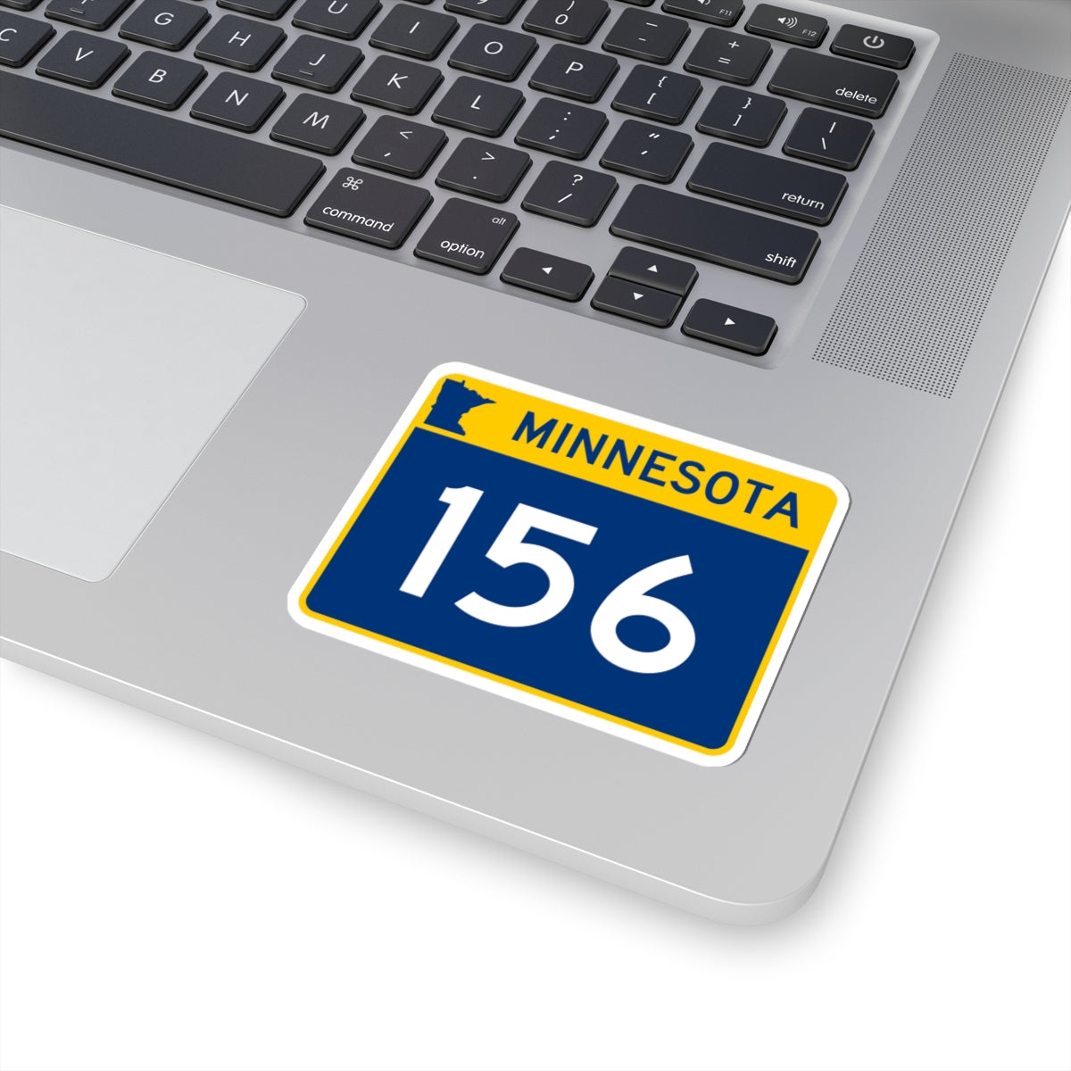 MN-156 wide (Minnesota) (Road Sign) STICKER Vinyl Kiss-Cut Decal