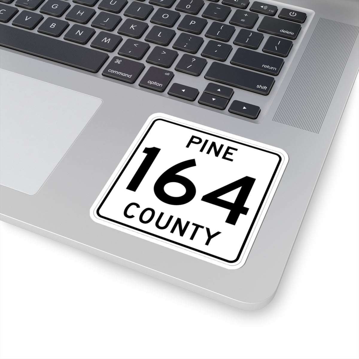 Pine County Route 164 MN (Minnesota) (Road Sign) STICKER Vinyl Kiss-Cut Decal