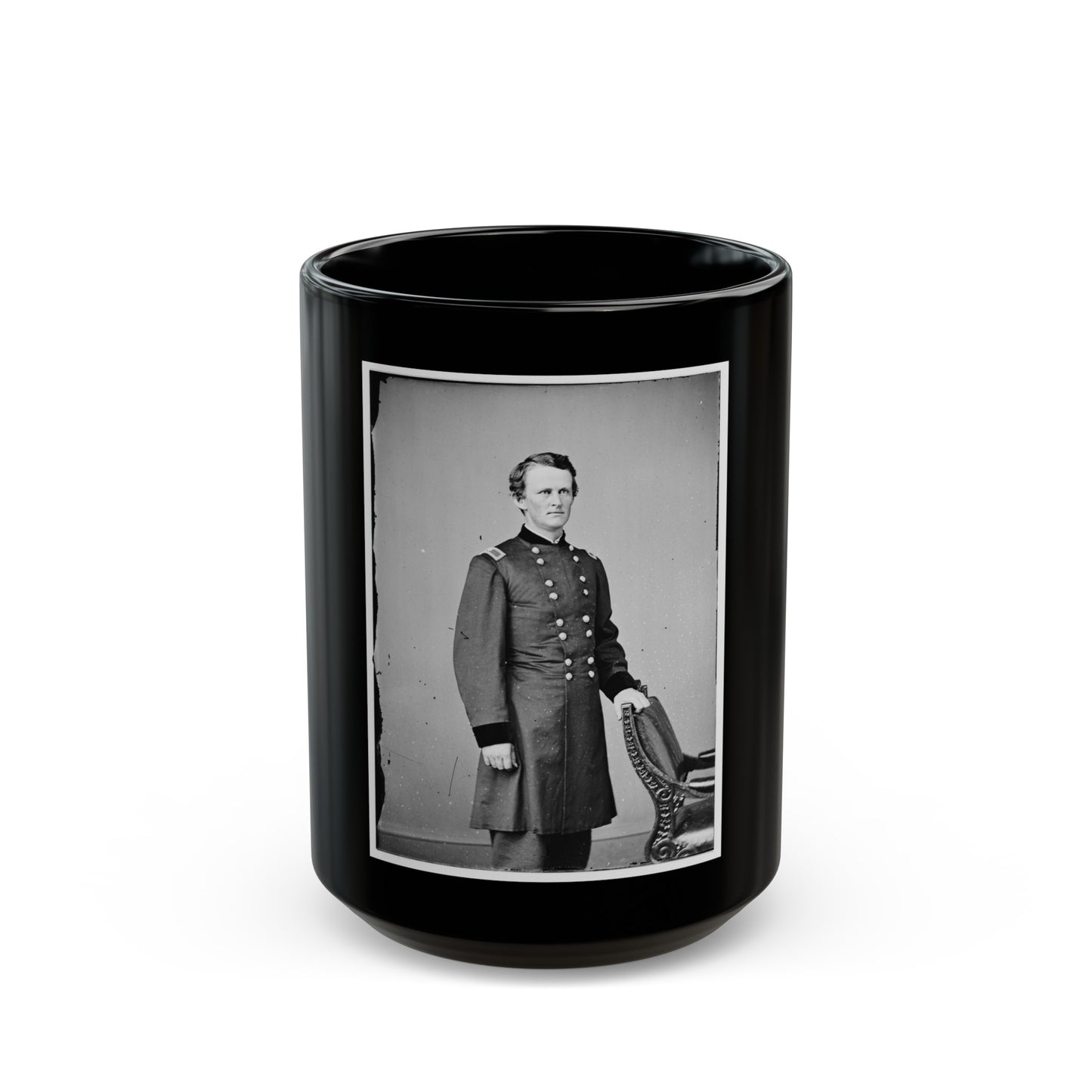 Portrait Of Brig. Gen. Wesley Merritt, Officer Of The Federal Army (U.S. Civil War) Black Coffee Mug
