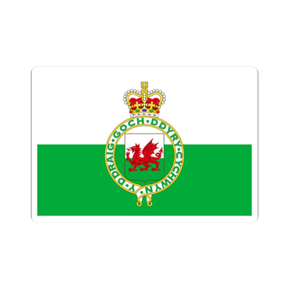Flag of Wales 1953-1959 3-2 (United Kingdom) STICKER Vinyl Kiss-Cut Decal