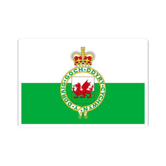 Flag of Wales 1953-1959 3-2 (United Kingdom) STICKER Vinyl Kiss-Cut Decal