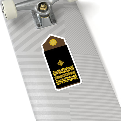 Army HRV OF 06 (Croatia) (Military Rank) STICKER Vinyl Kiss-Cut Decal