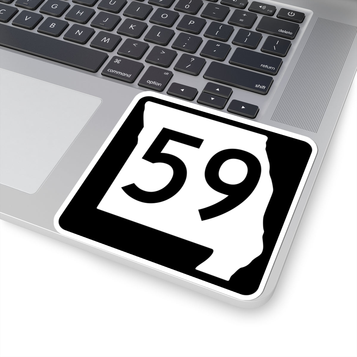 MO-59 (Missouri) (Road Sign) STICKER Vinyl Kiss-Cut Decal