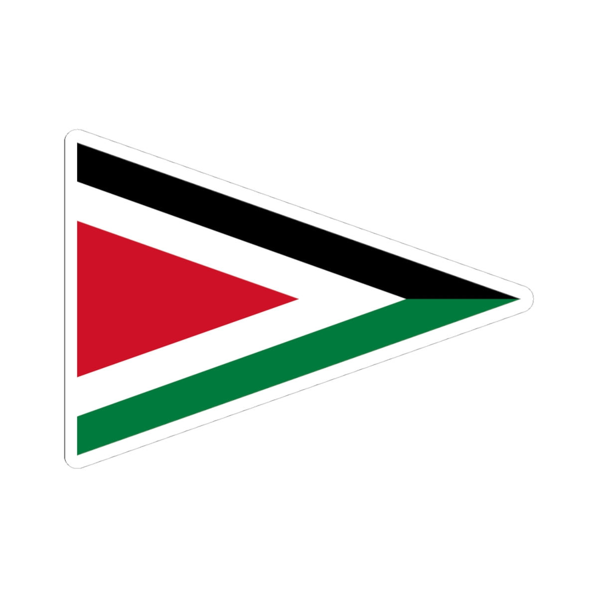 Commander of the Arab Legion Pennant 1939 (Jordan) STICKER Vinyl Kiss-Cut Decal