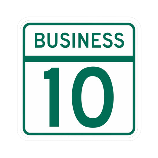 MD Route 10 Business (Maryland) (Road Sign) STICKER Vinyl Kiss-Cut Decal