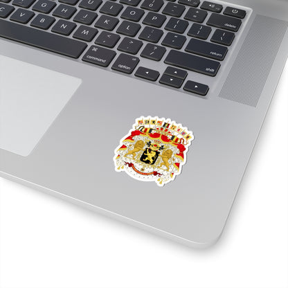 Great coat of arms of Belgium - STICKER Vinyl Kiss-Cut Decal