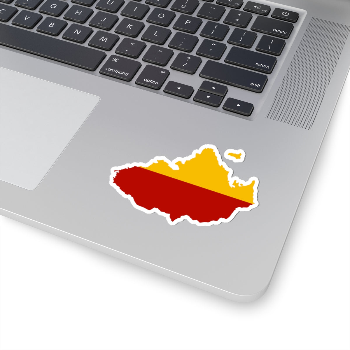 Flag map of Moravia (Czech Republic) STICKER Vinyl Kiss-Cut Decal