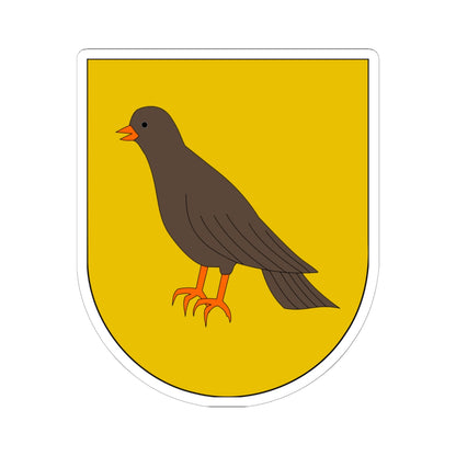 Antic escut municipal de Llesp (Spain) (Coat of Arms) STICKER Vinyl Kiss-Cut Decal