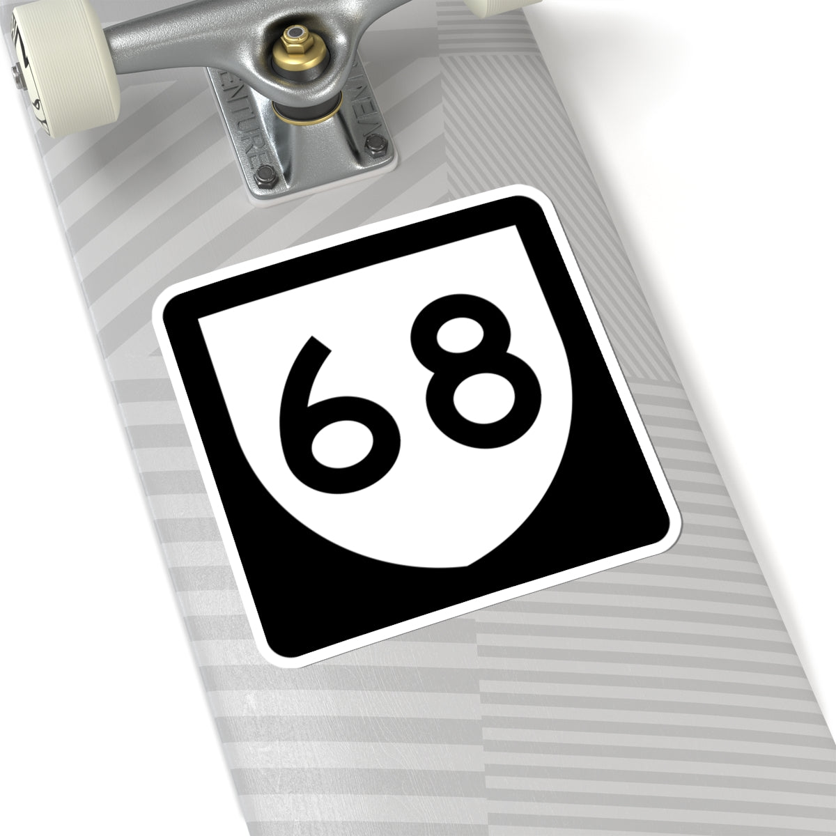 PR urban primary 68 (Puerto Rico) (Road Sign) STICKER Vinyl Kiss-Cut Decal