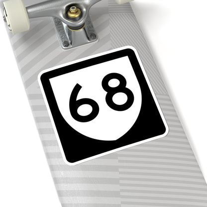 PR urban primary 68 (Puerto Rico) (Road Sign) STICKER Vinyl Kiss-Cut Decal