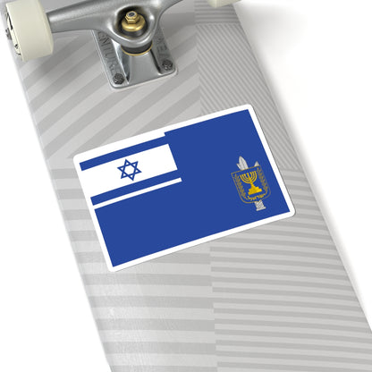 Flag of Israel Minister of Defence (Israel) STICKER Vinyl Kiss-Cut Decal