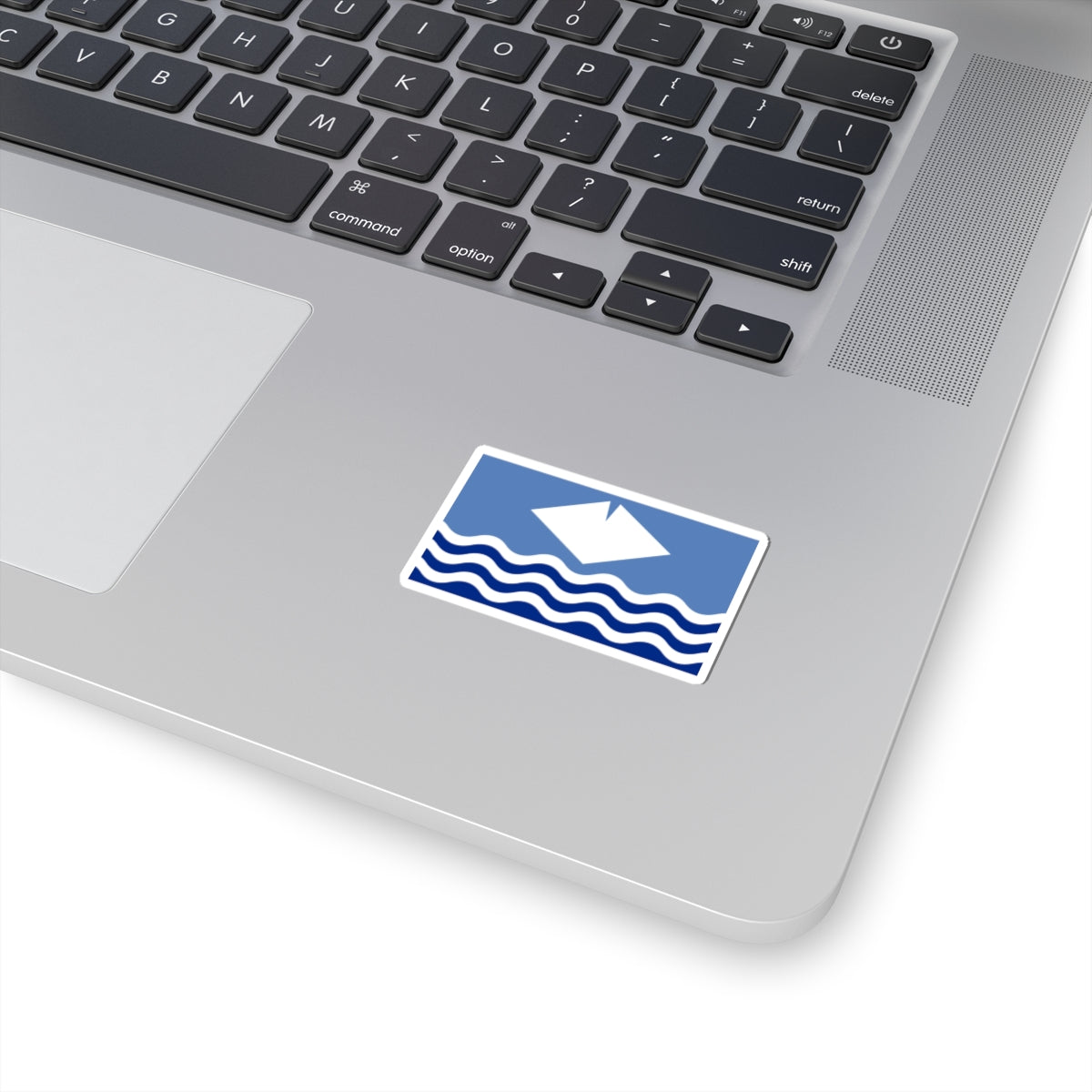 Flag of the Isle of Wight (England) STICKER Vinyl Kiss-Cut Decal