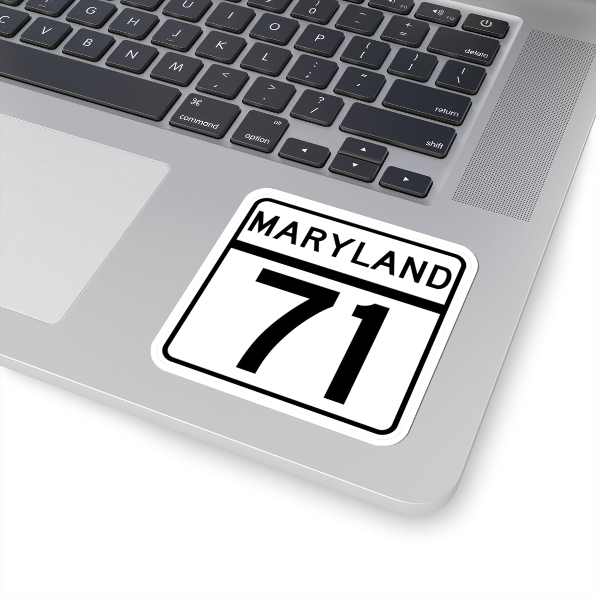 MD Route 71 (Maryland) (Road Sign) STICKER Vinyl Kiss-Cut Decal