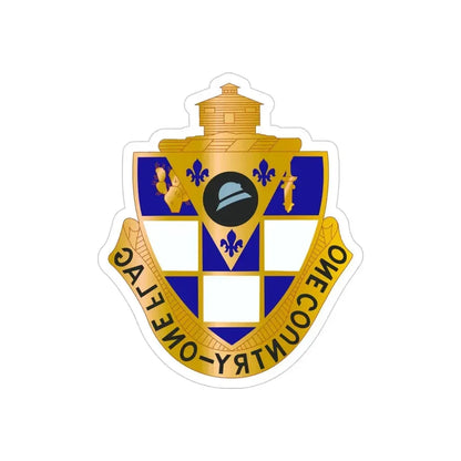 178th Infantry Regiment (U.S. Army) REVERSE PRINT Transparent Die-Cut STICKER - The Sticker Space