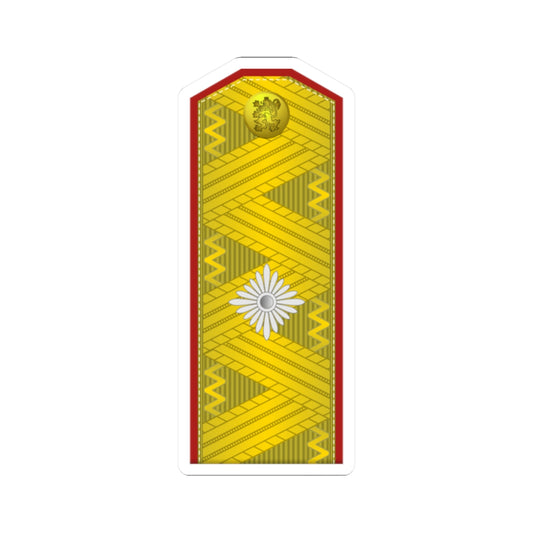 Bulgaria Army OF 6 (Bulgaria) (Military Rank) STICKER Vinyl Kiss-Cut Decal