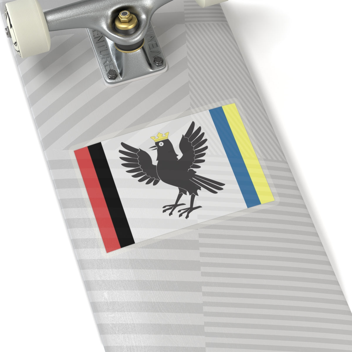 Flag of Ivano Frankivsk Oblast Ukraine - STICKER Vinyl Kiss-Cut Decal